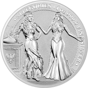 Allegories: Italia & Germania 1 uncja Srebra 2020