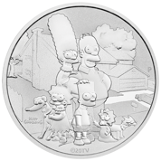 Tuvalu: The Simpson Family 1 uncja Srebra 2021