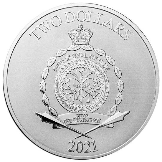 Niue: Shrek 20. rocznica filmu 1 uncja Srebra 2021