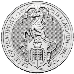 Bestie Królowej: Yale Beaufortów 1 uncja Platyny 2020