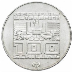 Austria, 100 Szylingów Ag.640 - Różne Roczniki