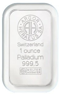 Sztabka Argor Heraeus 1 uncja Palladu