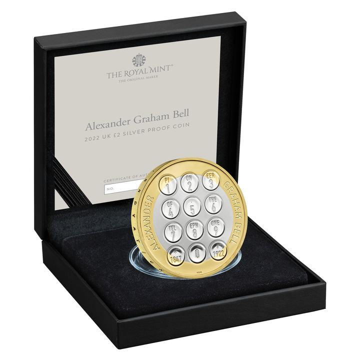 Alexander Graham Bell Srebro 2022 Proof