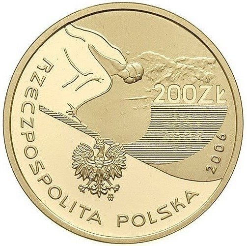 XX Zimowe Igrzyska Olimpijskie w Turynie 13,95 gramów Złota 2006 Proof