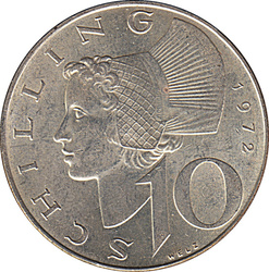 Austria 10 Szylingów Srebro - RÓŻNE ROCZNIKI