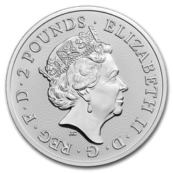 Św. Jerzy i Smok 1 Uncja Srebra 2019