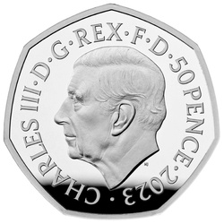 Star Wars: R2-D2 and C-3PO kolorowany 50p Srebro 2023 Proof