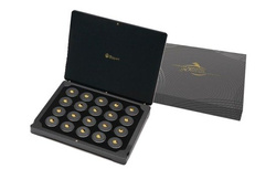 Kookaburra 20th zestaw 20x 1/20 uncji złota 2009