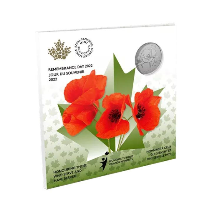 Canada: Moments to Hold: Remembrance Day 1/4 uncji Srebra 2022 Specimen 