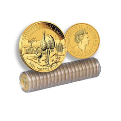 Australijski Emu 1 uncja Złota 2021 Pakiet 15 sztuk