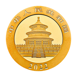 Chińska Panda 30 gramów Złota 2022