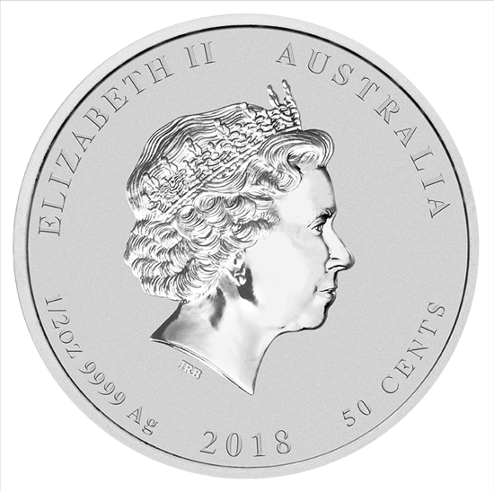 Lunar II: Rok Psa 1/2 uncji Srebra 2018