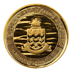 Cayman Islands: Marlin 1/10 uncji Złota 2024