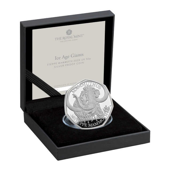 Tales of the Earth - Steppe Mammoth 50p Srebro 2024 Proof