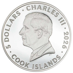 Cook Islands: Seven Deadly Sins – Gluttony kolorowany 1 uncja Srebra 2026 Proof