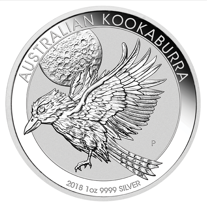 Kookaburra 1 uncja Srebra 2018