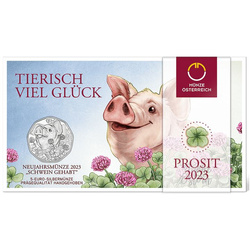 Lucky Pig 5 Euro Srebro 2023