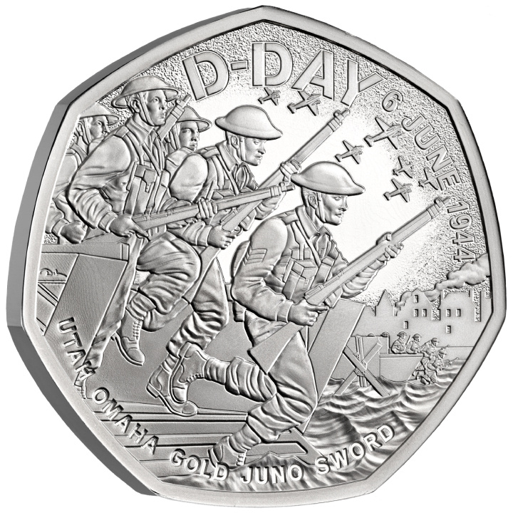 D-Day 50p Miedzionikiel 2024