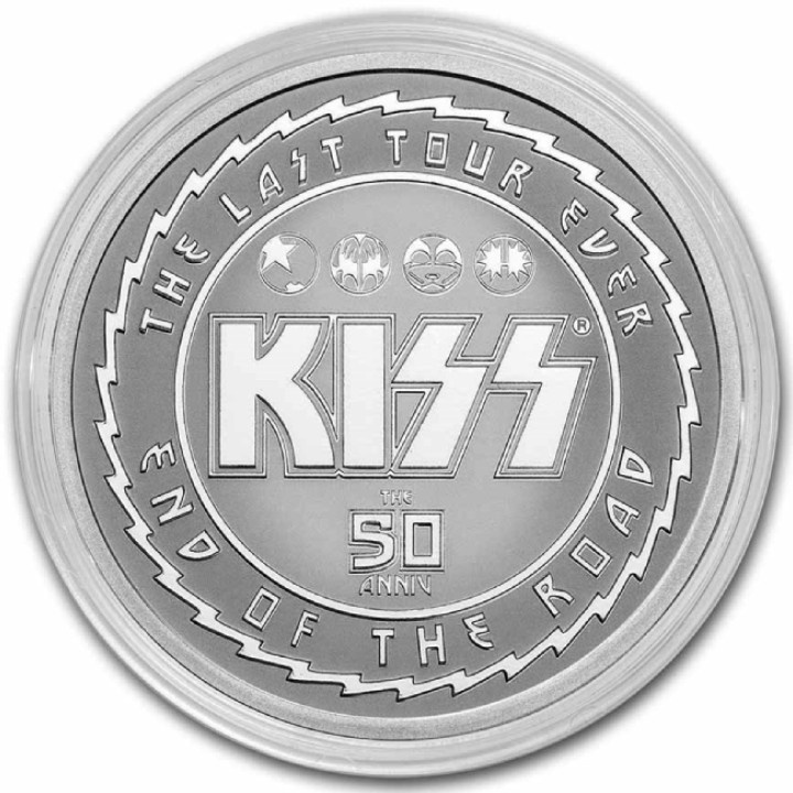 Niue: KISS 50th Anniversary 1 uncja Srebra 2023