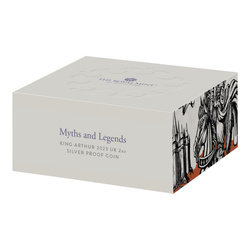 Myths & Legends: King Arthur 2 uncje Srebra 2023 Proof