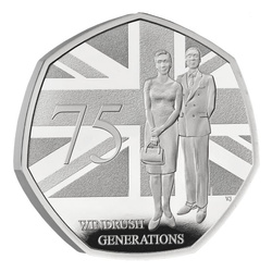 Zestaw 5 monet Wielka Brytania Miedzionikiel 2023 Proof Commemorative Coin