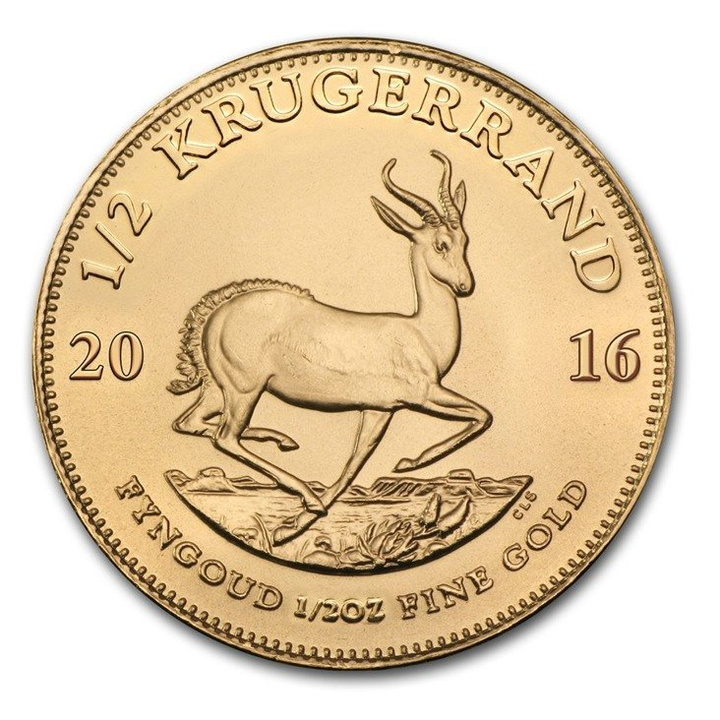 Krugerrand 1/2 uncji Złota 2016