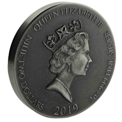 Niue: Biblical - The Firstborn Slain 2 uncje Srebra 2019 Proof Antiqued Coin