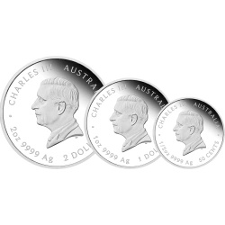 Perth Mint: Lunar III -  Rok Konia: Zestaw 3 monet Srebro 2026 Proof