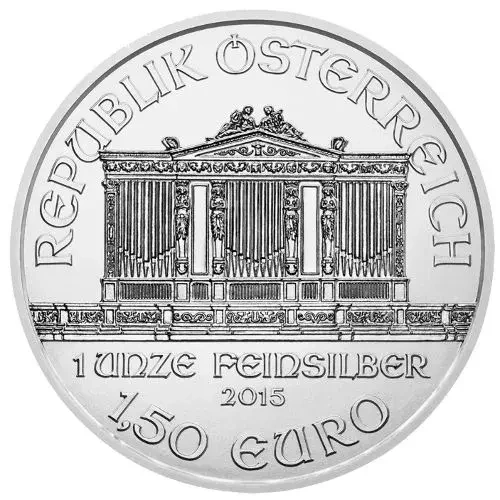 Wiedeński Filharmonik 1 uncja Srebra 2015