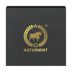 Sztabka Asturmint: Poker Cards - King of Hearts kolorowany 2 uncje Srebra 2024 Antique Finish