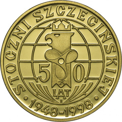 50 lat Stoczni Szczecińskiej 1 uncja Złota 1998
