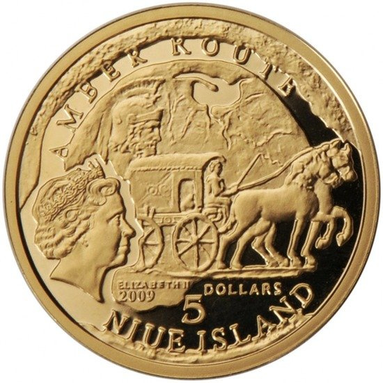 Zestaw 8 monet "Szlak Bursztynowy"