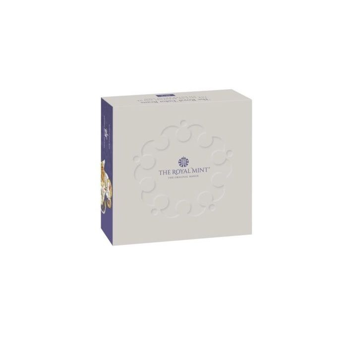 The Royal Tudor Beasts: The Yale of Beaufort 2 uncje Srebra 2023 Proof