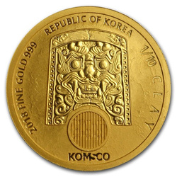 Chiwoo Cheonwang 1/10 uncji Złota 2018 (Czerwony)