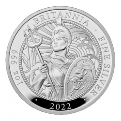 Zestaw 2 monet Britannia Srebro 2022 Proof