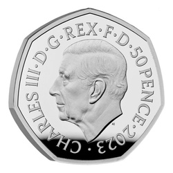 Zestaw 5 monet Wielka Brytania Miedzionikiel 2023 Proof Commemorative Coin