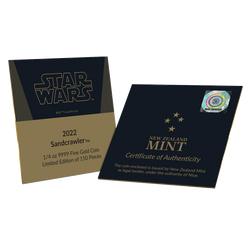 Niue: Star Wars - Sandcrawler 1/4 uncji Złota 2022 Proof