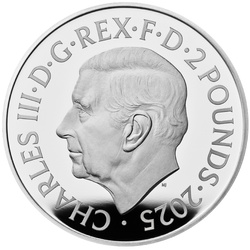 The Royal Tudor Beasts: The Queen's Panther 1 uncja Srebra 2025 Proof