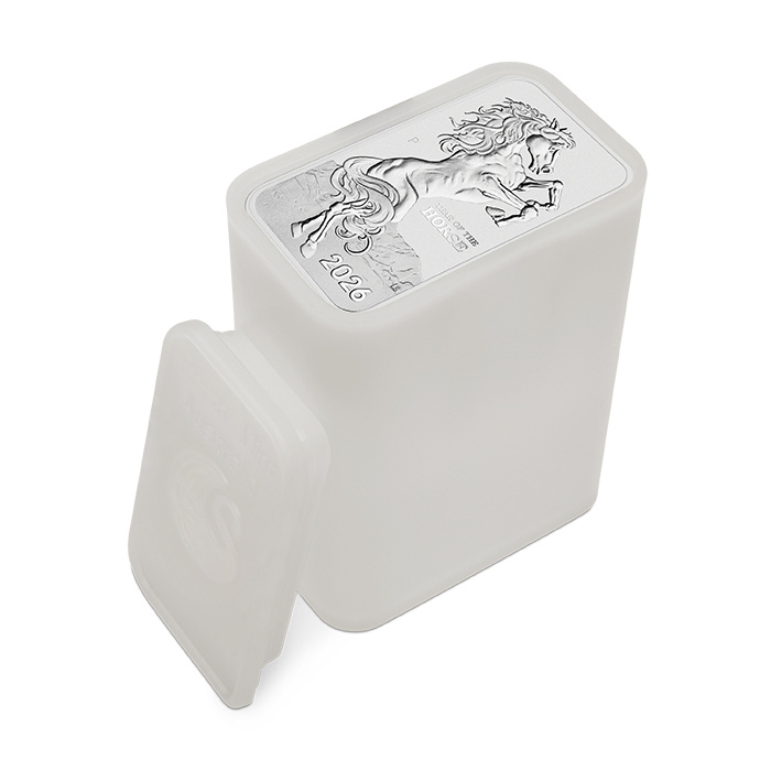 Sztabko-moneta Perth Mint: Lunar III - Rok Konia 1 uncja Srebra 2026