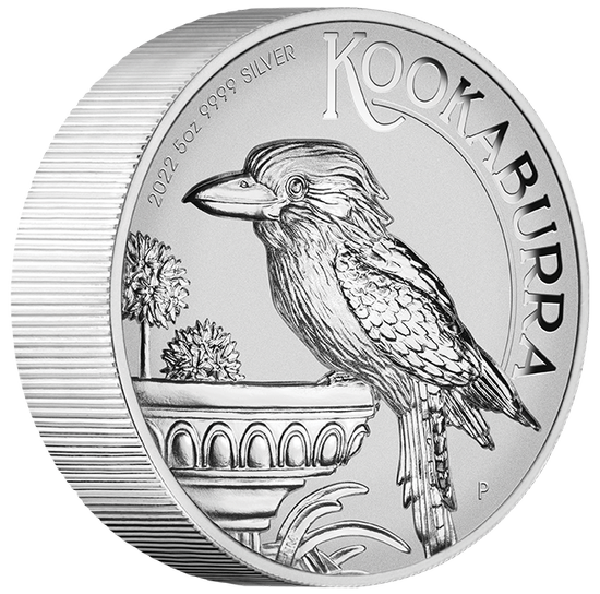 Kookaburra 5 uncji Srebra 2022 Incused