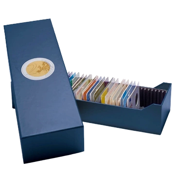 Leuchtturm - Pudełko archiwizacyjne LOGIK na 40 monet 2 Euro w karcie