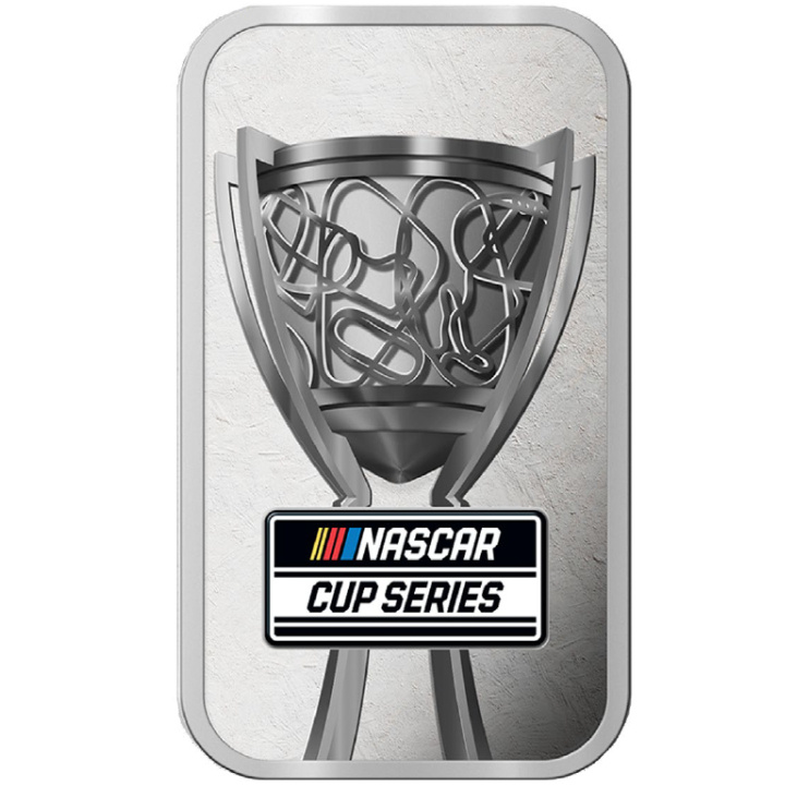 Sztabka Nascar International Cup kolorowana 1 uncja Srebra 2025