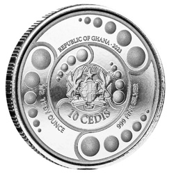 Zestaw Ghana: Alien 4 x 1/2 uncji Srebra 2023