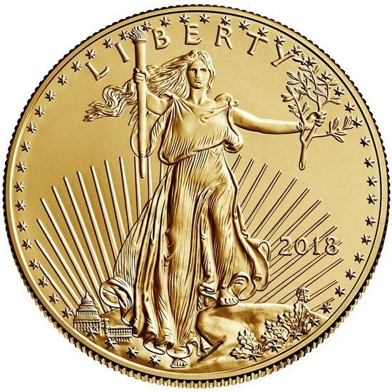 Amerykański Orzeł 1/10 uncji Złota 2018