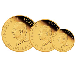 Perth Mint: Zestaw 3 monet Australia Suweren 2025 Proof