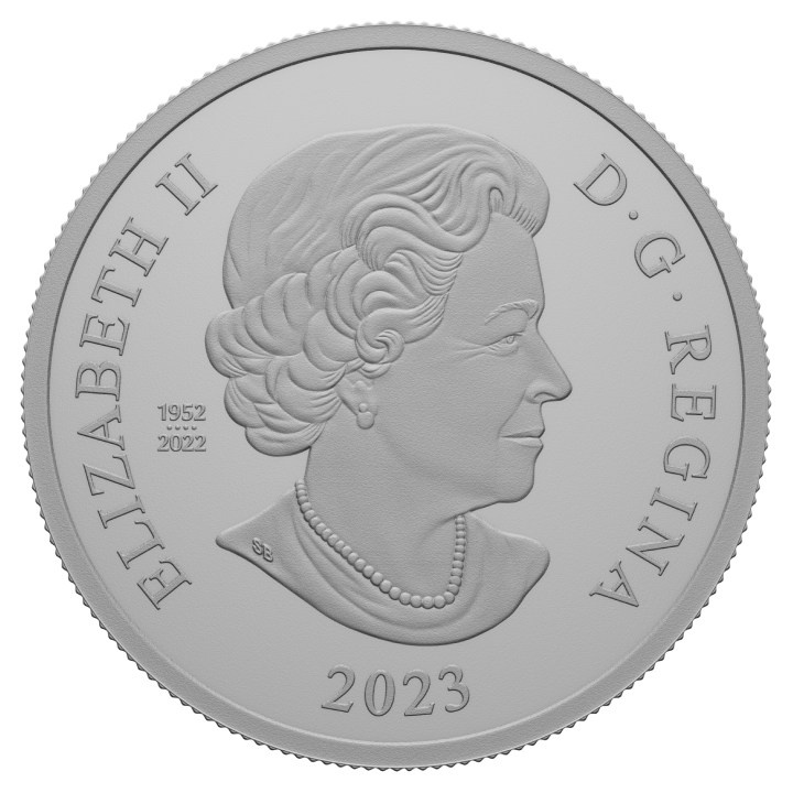 Canada: St. Edward’s Crown $20 pozłacany Srebro 2023 Matte Proof