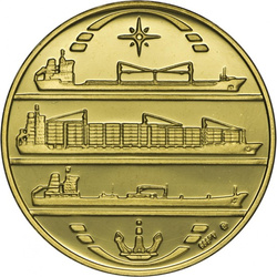 50 lat Stoczni Szczecińskiej 1 uncja Złota 1998