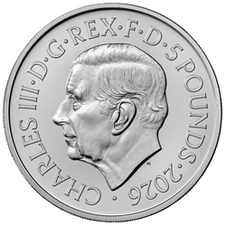 The Royal Mint: The Angel £5 Miedzionikiel 2026