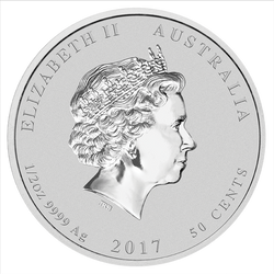 Lunar II: Rok Koguta 1/2 uncji Srebra 2017