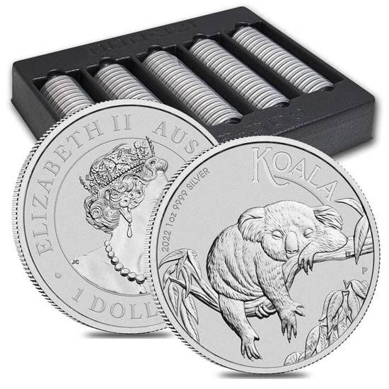 Perth Mint Koala 1 uncja Srebra 2022 1 AUD